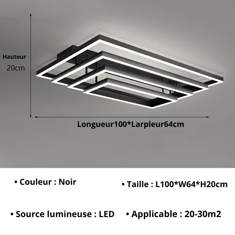 Plafonnier LED au design créatif