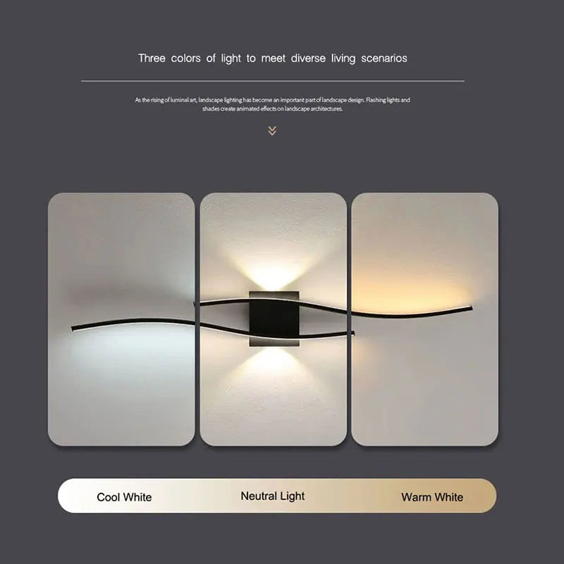 Applique Murale LED Intérieure Design Nordique