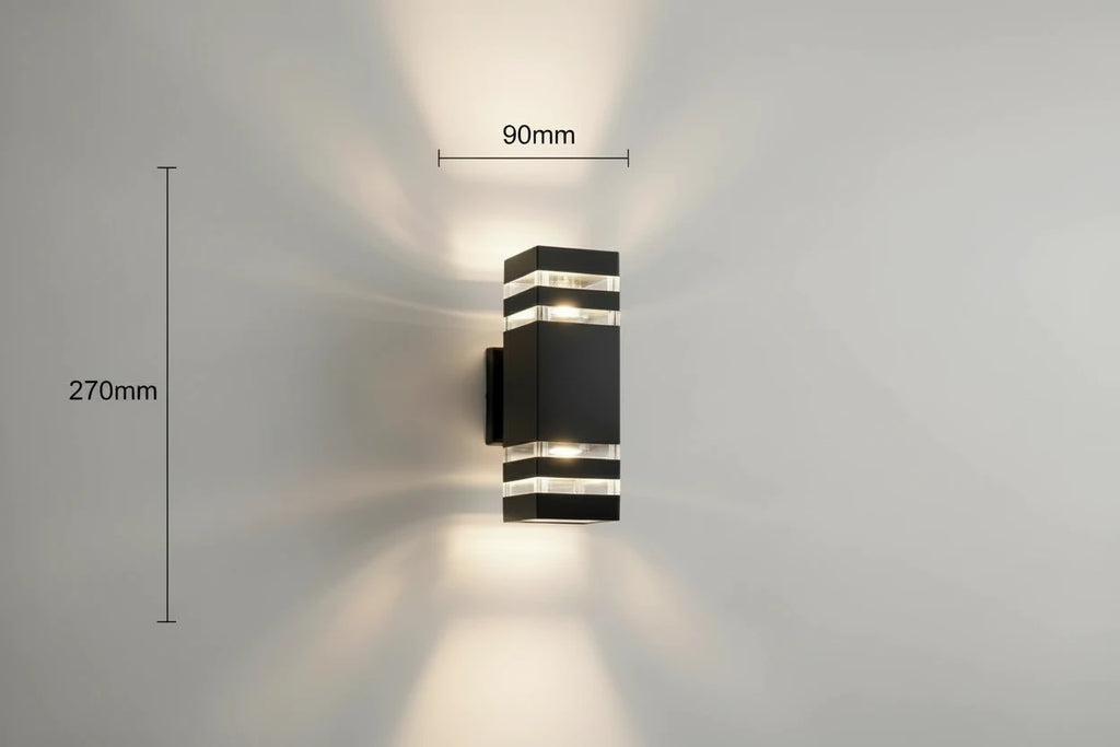 Applique Murale Extérieure LED Double Tête