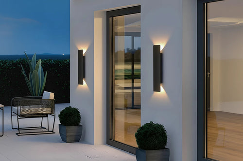 Applique Murale LED Extérieure IP65 Aluminium Noir