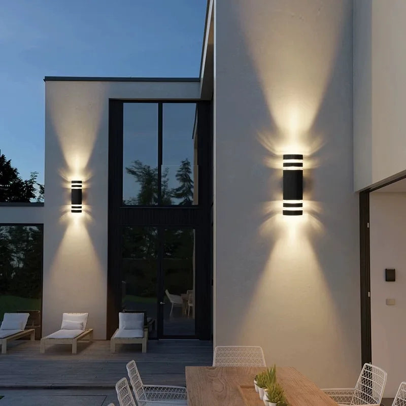 Applique Murale Extérieure LED Double Tête